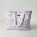 Pink Textured Shopper Bag